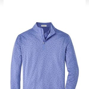 NWT Peter Millar Quarter Zip Pullover. Size XL. Golf cart design.